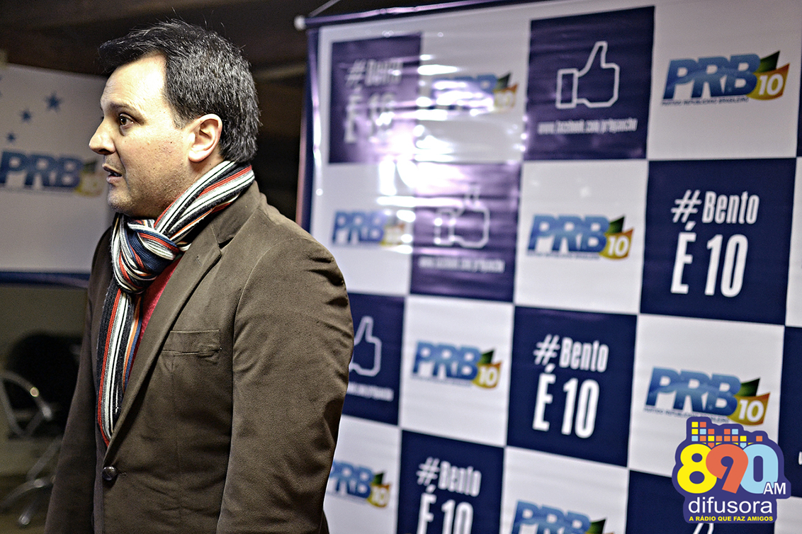 Vereador e presidente do PRB, Marcos Barbosa