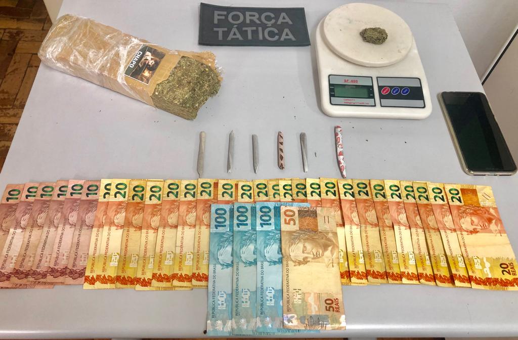 Brigada Militar apreende menor com drogas e dinheiro em Veranópolis