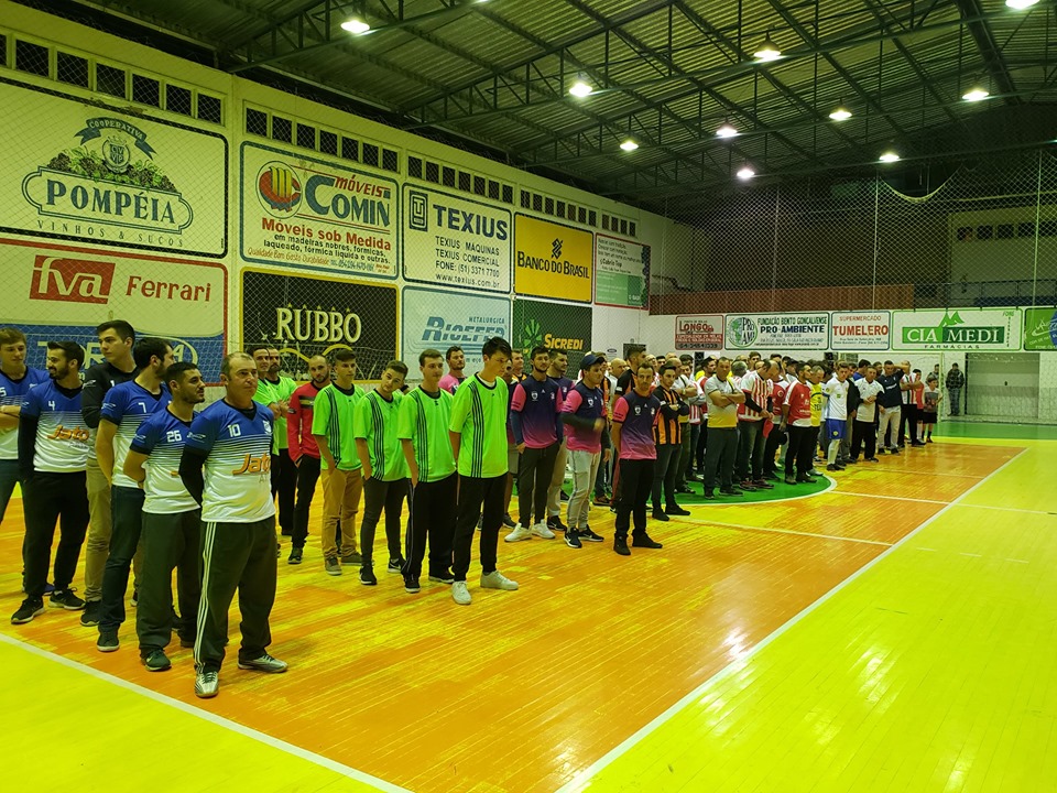 Aberto de forma oficial o 8º Campeonato de Futsal de Pinto Bandeira