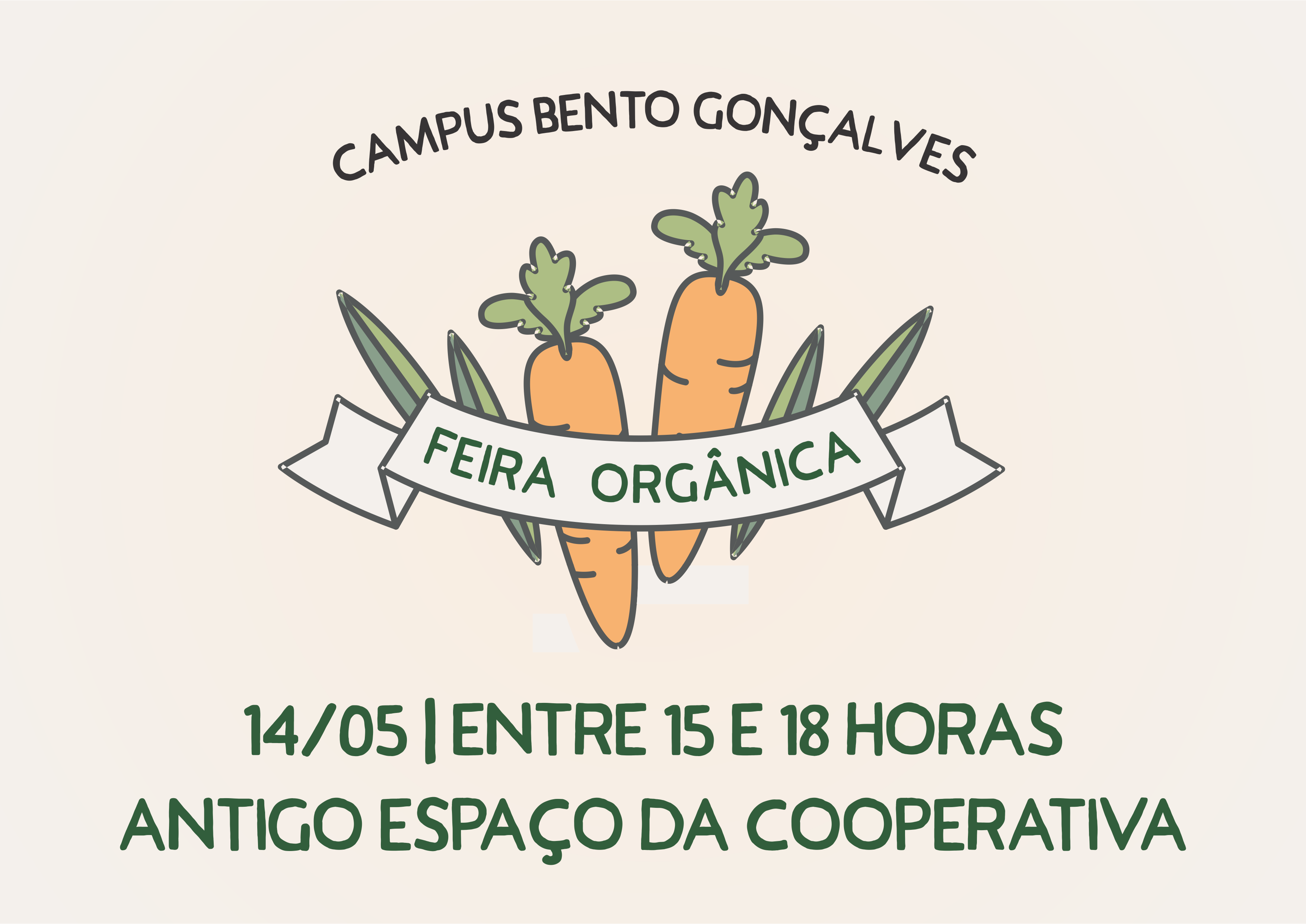 Campus IFRS Bento promove Feira de Alimentos Orgânicos