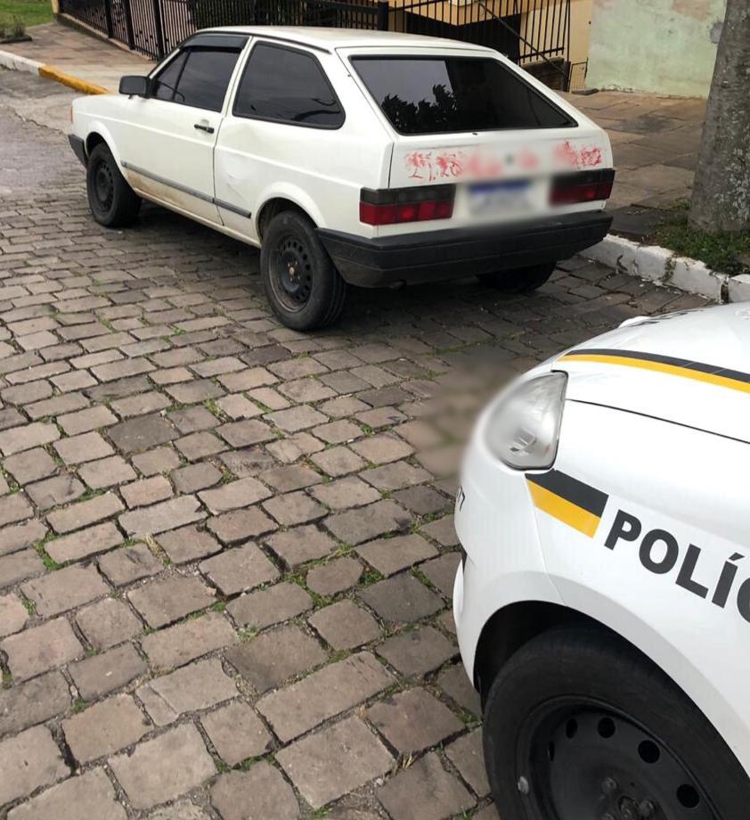 Brigada Militar de Veranópolis localiza arma escondida em motor de veículo