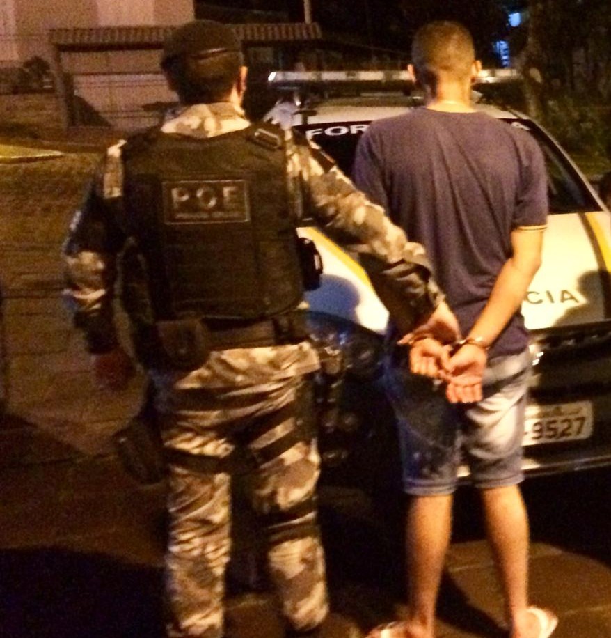 Traficante é preso no bairro São João Bosco em Nova Prata