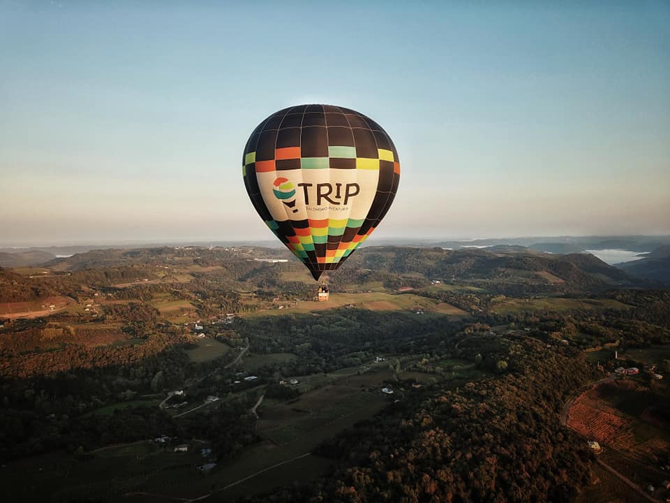 Final de semana registra novos voos de balão em Bento Gonçalves
