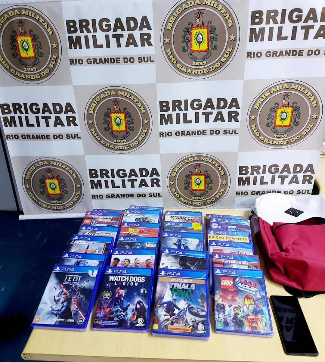 3º BRBM prende dupla, apreende adolescente por furto, concurso de pessoas e corrupção de menores na ERS-122 em Farroupilha