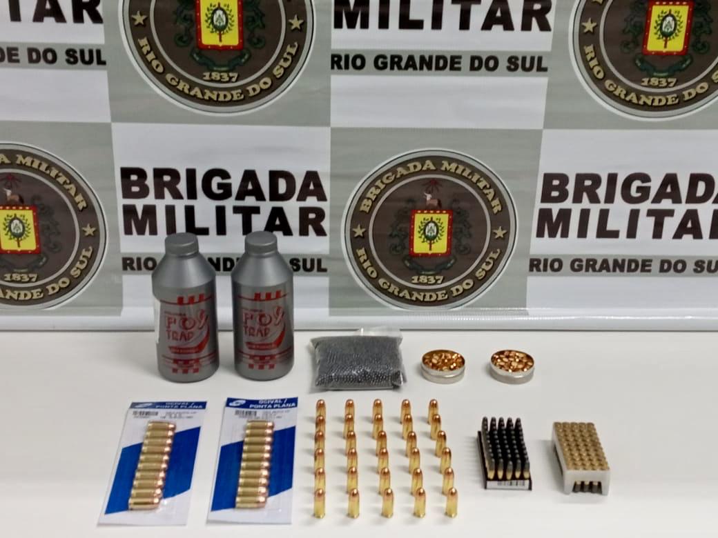 Apreensão de munições durante operação integrada em Nova Prata