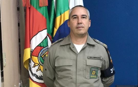 Major Mauri José Bergamo é novo subcomandante do 3ºBPAT