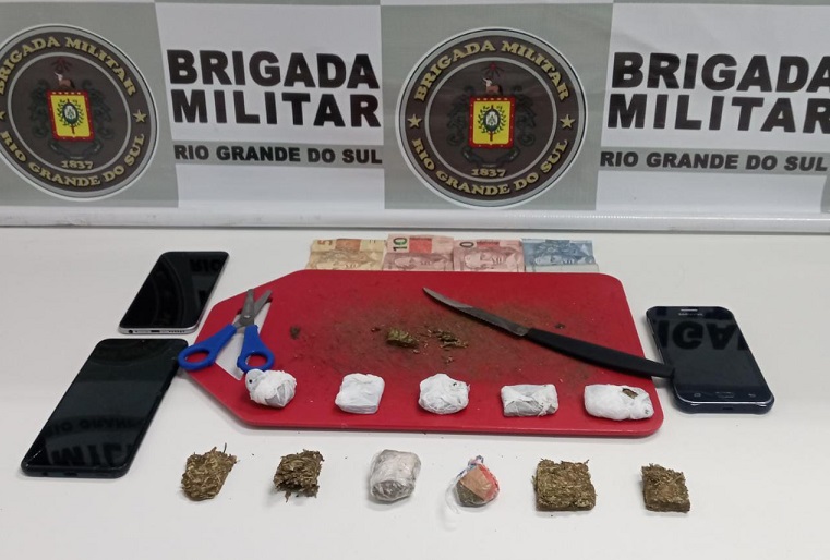 Homem é preso por tráfico de drogas no bairro Basalto, em Nova Prata