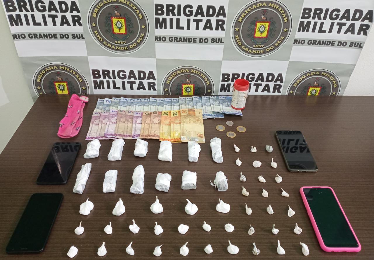 Brigada Militar prende duas mulheres por tráfico de drogas em Veranópolis