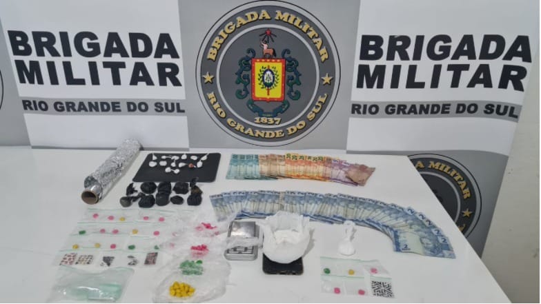 Brigada Militar prende mulher por tráfico de drogas em Guaporé