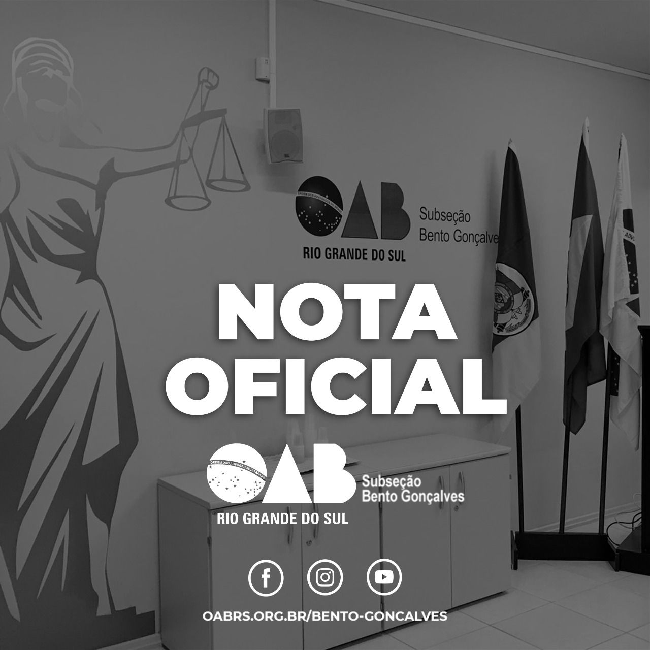 OAB de Bento Gonçalves emite nota de esclarecimento após repercussão da vinda do presidente do STF