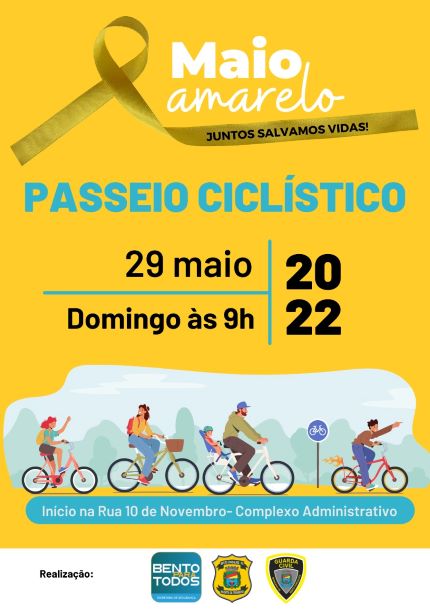 Passeio ciclístico ocorre neste domingo em Bento Gonçalves