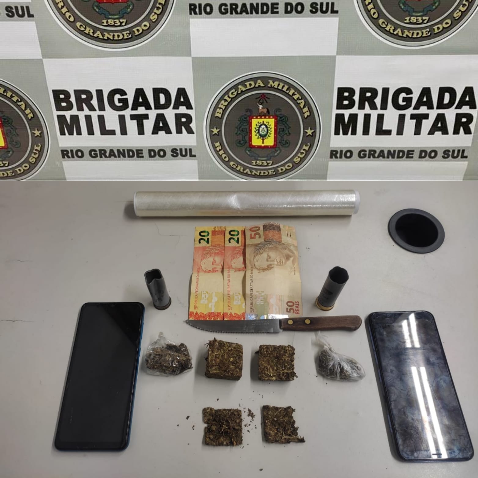 Brigada Militar Prende Dois Homens Por Tr Fico De Drogas Em Veran Polis