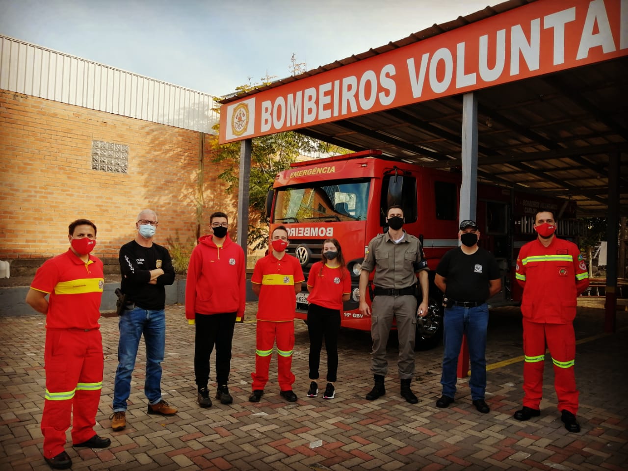 Bombeiros Voluntários de Carlos Barbosa realizam encontros de projeto social da corporação