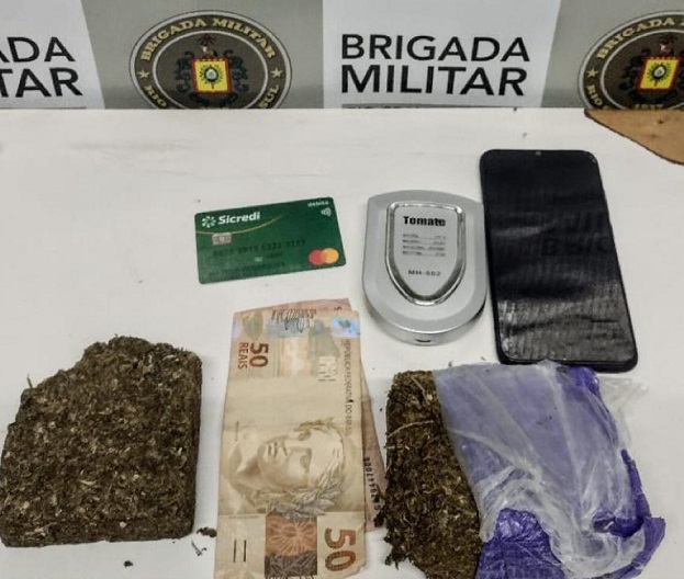 Homem é preso por tráfico de drogas em Carlos Barbosa