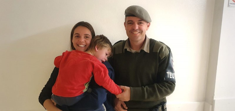 Policial Militar de Teutônia salva bebê engasgado