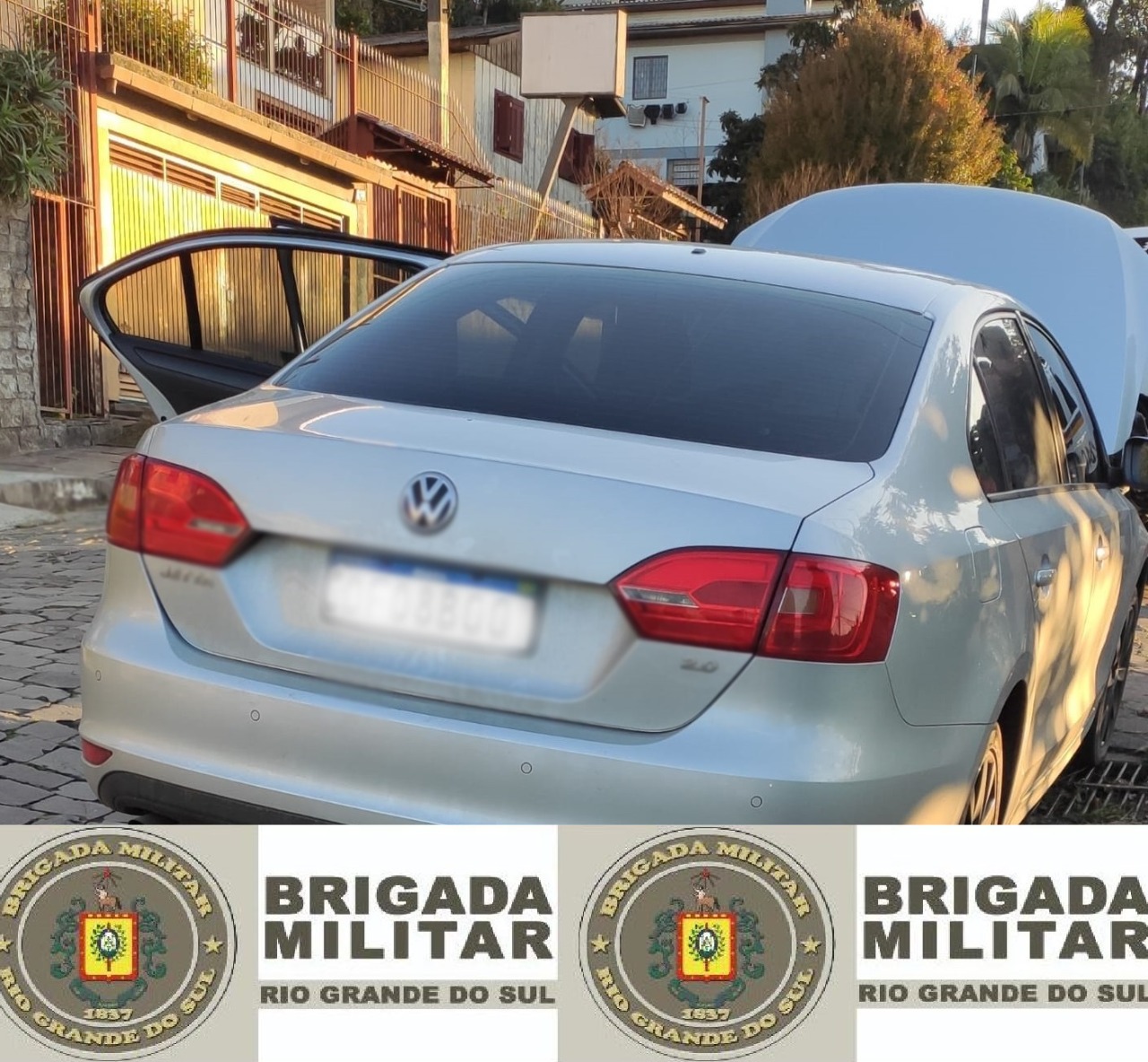 Brigada Militar prende dupla com veículo clonado no Botafogo, em Bento Gonçalves