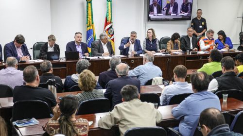 Ministros expõem ações emergenciais no RS para bancada federal e deputados estaduais