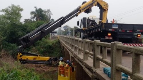 CSG realiza obras de manutenção em seis pontes sobre o Rio Caí