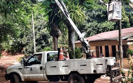 Secretaria de Gestão Integrada e Mobilidade Urbana realiza manutenção de iluminação no interior de Bento