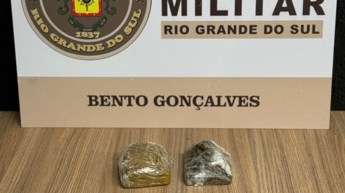 Brigada Militar prende homem por tráfico de drogas no Borgo, em Bento Gonçalves