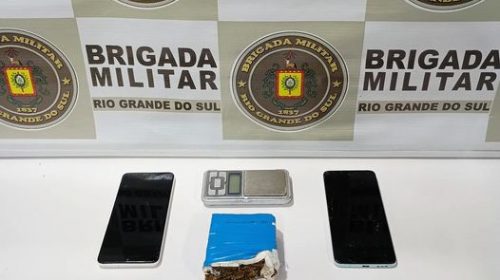 BRIGADA MILITAR PRENDE HOMEM POR TRÁFICO DE DROGAS EM PARAÍ