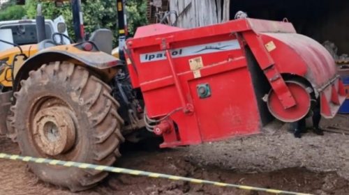 ADOLESCENTE MORRE EM ACIDENTE COM MÁQUINA AGRÍCOLA, EM ALTO FELIZ