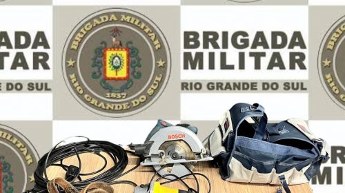 BRIGADA MILITAR PRENDE TRIO POR FURTO QUALIFICADO NO BAIRRO GLÓRIA, EM GARIBALDI