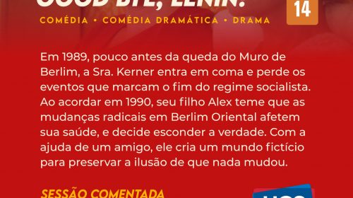 UCS Línguas Estrangeiras promove sessão comentada do filme alemão ‘Adeus, Lenin!’