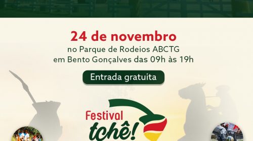 Festival Tchê celebra a cultura gaúcha com shows, oficinas e gastronomia na ABCTG, em Bento