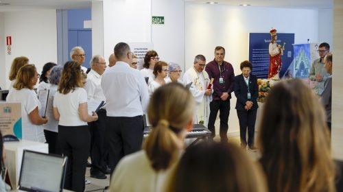 Tacchini recebe imagem de Cristo Rei, em Bento Gonçalves