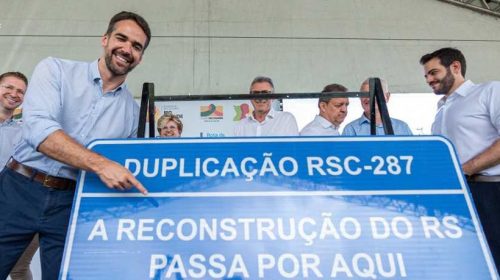 Governador acompanha início das obras de duplicação da RSC-287