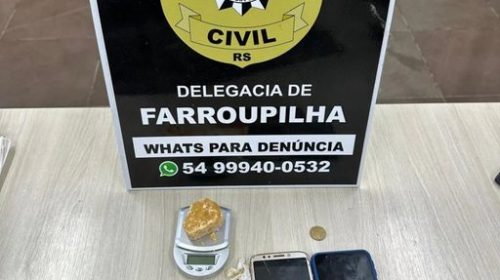 POLÍCIA CIVIL PRENDE MULHER POR TRÁFICO DE DROGAS NO PRIMEIRO DE MAIO, EM FARROUPILHA