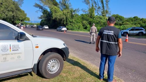 Seapi participa da Operação Verão Total no monitoramento de cargas de origem animal em trânsito