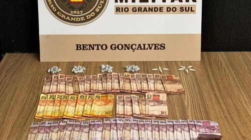 Brigada Militar prende homem por tráfico de entorpecentes em Bento Gonçalves