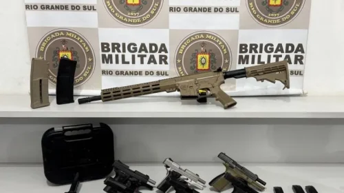 Brigada Militar apreende armas de fogo em Erechim