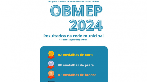 Rede pública de ensino de Bento obtém bons resultados na OBMEP 2024