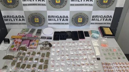 BRIGADA MILITAR PRENDE QUATRO PESSOAS POR TRÁFICO DE DROGAS, EM CAXIAS DO SUL