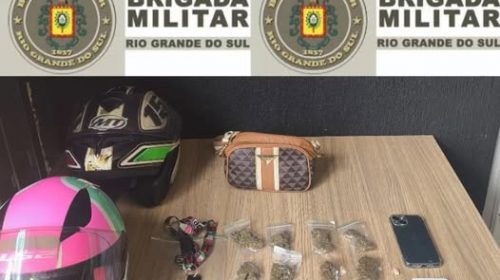 Brigada Militar prende homem por tráfico de drogas no centro de Bento Gonçalves