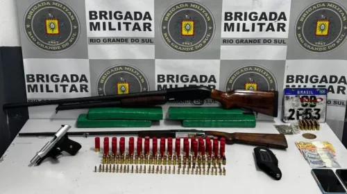 Trio é preso com drogas e armas no bairro Santa Catarina, em Caxias