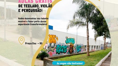 Projeto Música Pra Gurizada oferta aulas gratuitas de música na Praça CEU