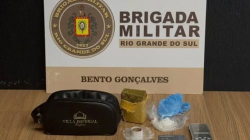 Brigada Militar prende mulher por tráfico de drogas em Bento Gonçalves