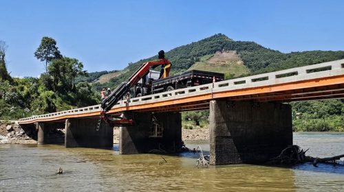 Seguem as Interrupções na Ponte que liga Cotiporã a Bento Gonçalves na ERS-431