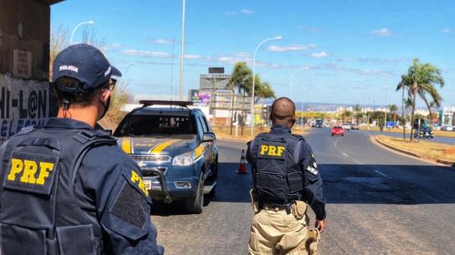 PRF prende condutor embriagado que provocou acidente na BR-470, no bairro Conceição, em Bento