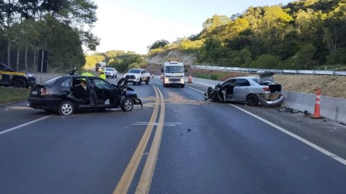 Acidente de trânsito deixa feridos na BR 386, em Marques de Souza