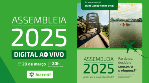 Sicredi Serrana realiza Assembleia 2025 com sorteio de 48 viagens