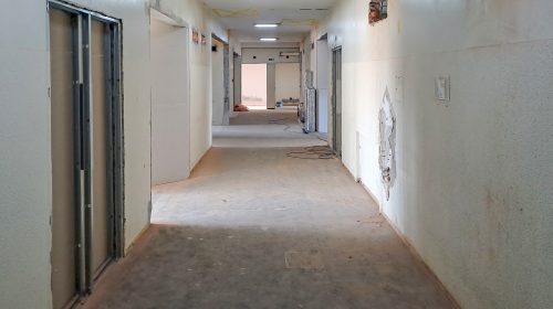 Obras da nova UTI Pediátrica do Hospital Tacchini, em Bento, avançam