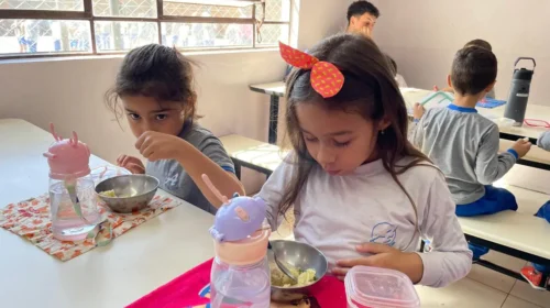 Educandários de Bento contam com cardápio variado e apostam na alimentação saudável