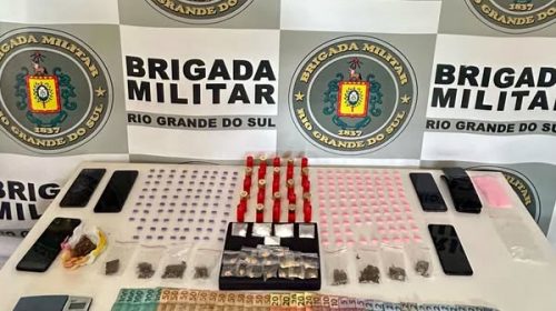 BRIGADA MILITAR PRENDE QUADRILHA POR TRÁFICO DE DROGAS, EM GUAPORÉ