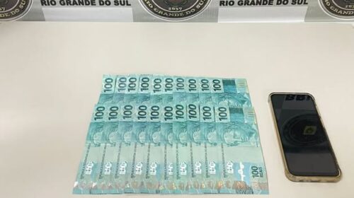 BRIGADA MILITAR PRENDE HOMEM QUE UTILIZAVA DINHEIRO FALSO NO COMERCIO DA REGIÃO DE NOVA PRATA