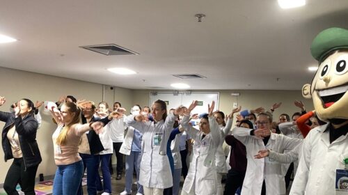 Hospital Tacchini mobiliza 170 funcionários no Dia do Desafio em Bento